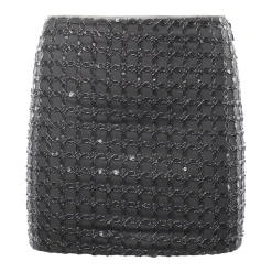 ROTATE Birger Christensen Nederdele*Short Skirt Grå