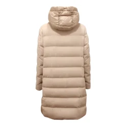 Herno Frakker*Silke Kashmir Jakke med Aftagelig Hætte Beige