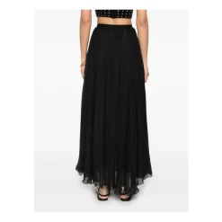 Forte Forte Nederdele*Silke Nero Nederdel Sort