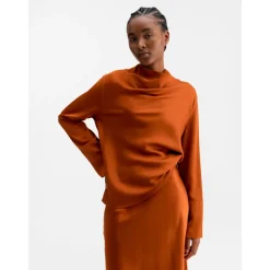 Ahlvar Gallery Bluser & Skjorter*Silkebluse Brun