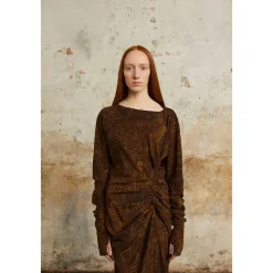 Cortana Handsker*Silkehandsker med dyreprint Brun