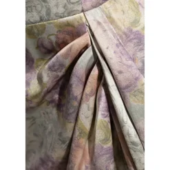 Alessandra Rich Kjoler*Silkekjole med blomstermotiv Multifarvet