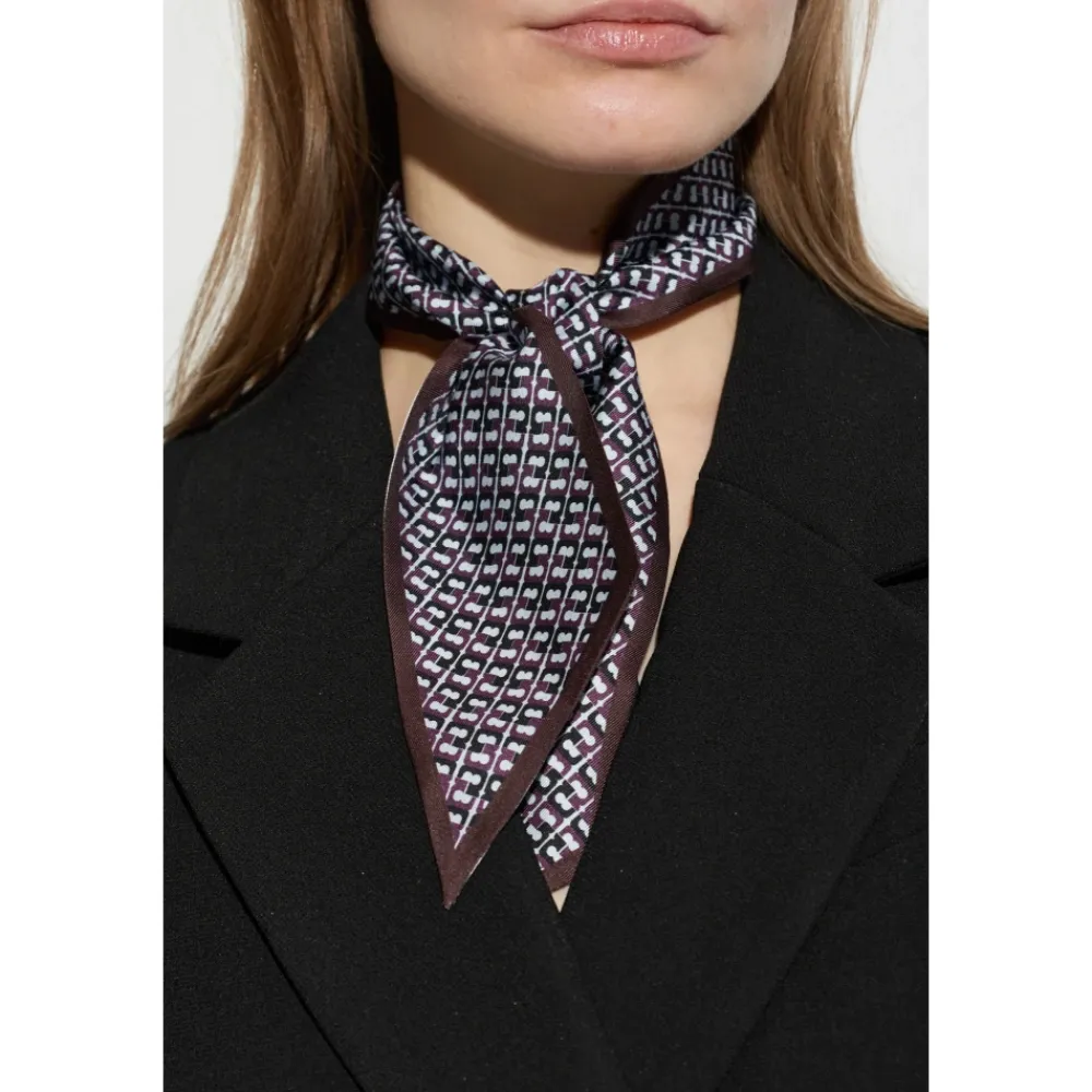 Tory Burch Tørklæder*Silketørklæde Lilla