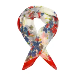 Borbonese Tørklæder*Silky Scarves Rød