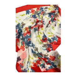 Borbonese Tørklæder*Silky Scarves Rød