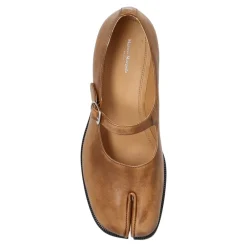 Maison Margiela Ballerina Sko*Sko med cut-out Tabi Brun