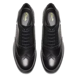 Clarks Snøresko*Sko med snørebånd Sort