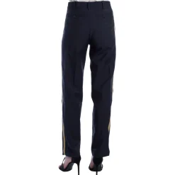 Zadig & Voltaire Bukser*Skreddersyet bukser med dekorativt sidebånd Blå