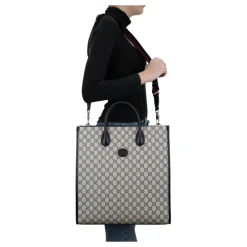 Gucci Indkøbstasker*Skuldertaske med hægtelukning Beige