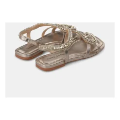ALMA EN PENA Sandaler*Slange sandal Gul