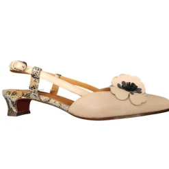 Chie Mihara Pumps|Stiletter*Slangeprint Læder Spænde Hæle Brun