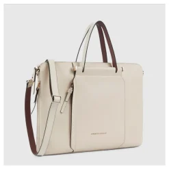 Piquadro Laptop Tasker*Slank Laptop Taske 15,6" Beige