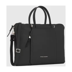 Piquadro Laptop Tasker*Slim, women's laptop bag 15,6 Sort