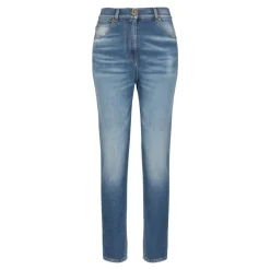 Balmain Jeans*Slim-fit Denim Jeans Blå
