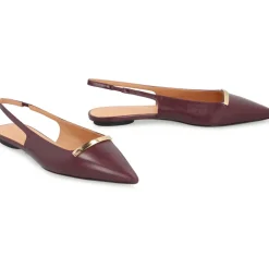 Tod's Ballerina Sko*Slingback Ballerina Sko med Spids Tå Rød