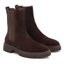 Kazar Chelsea Boots*Slip-on ruskindstøvler i farve Brun