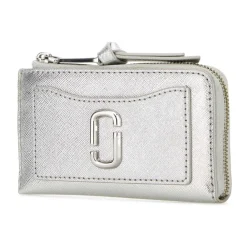 Marc Jacobs Punge & Kortholder*Sølv Læder Pung Grå