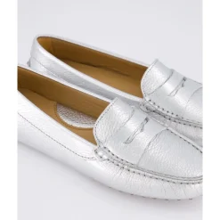Gibaldi Loafers*Sølv Tropezienes Driver Sko Grå