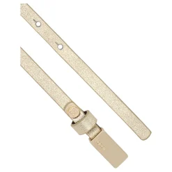 Kazar Bælter*Smal Læderbælte Gul