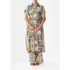 Camilla Clutch*Small Canvas Clutch - House Of Horoscopes Multifarvet