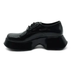 Vic Matié Snøresko*Snørebånd Mini Yoko i Mørkebrun Sort