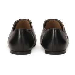 Kazar Studio Snøresko*Snørehalvsko med firkantet tåkappe Sort