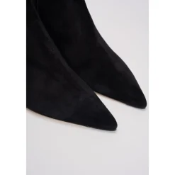 aeyde Støvler*Sofie Suede Ankelstøvler Sort
