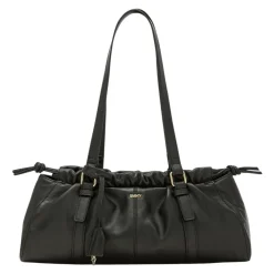 Seventy Skuldertasker*Soft Leather Baguette Taske Sort