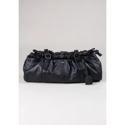 Seventy Skuldertasker*Soft Leather Baguette Taske Sort