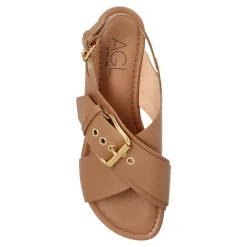 AGL Sandaler*Sommer Sandaler med Krydsremme Brun