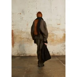 Cortana Tørklæder*Åben Strikket Bandana Sort