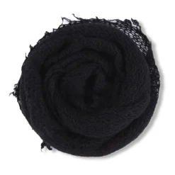 Cortana Tørklæder*Åben Strikket Bandana Sort