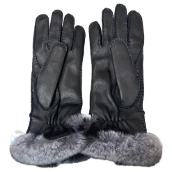 Restelli Guanti Handsker*Bjerg Hjortelæder Handske Sort