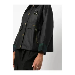 Barbour Jakker*Bomuld Broderet Logo Jakke Sort