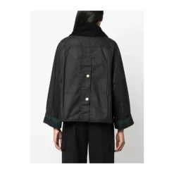 Barbour Jakker*Bomuld Broderet Logo Jakke Sort