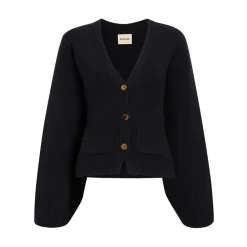 Khaite Striktrøjer & Sweatere*Cashmere V-Hals Sweater Sort