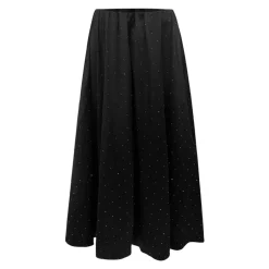 Liberté Nederdele*Diamant Satin Nederdel Sort