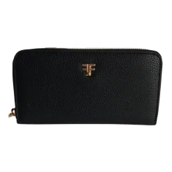 Fracomina Punge & Kortholder*Eco-Læder Lynlås Pung Sort