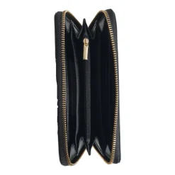 Fracomina Punge & Kortholder*Eco-Læder Lynlås Pung Sort