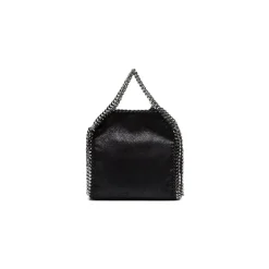Stella McCartney Håndtasker*Faux-Læder Kæde-Link Håndtaske Sort