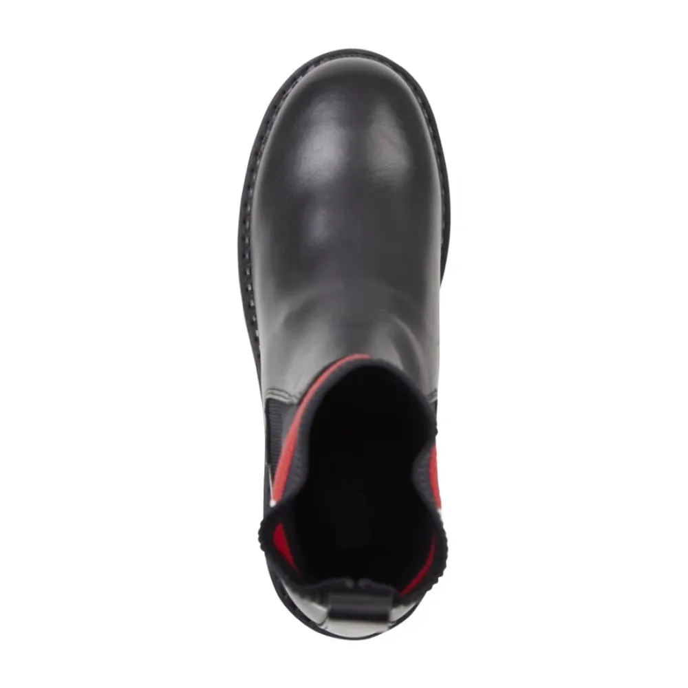 Tommy Jeans Chelsea Boots*Flatform Chelsea Sock Ankelstøvler Sort