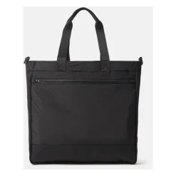 Stone Island Indkøbstasker*Iridescent Nylon Metal Tote Taske Sort