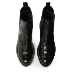 Kazar Chelsea Boots*krøllet-effekt tøfler.Dette produkt er stort i størrelsen. Sort