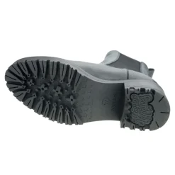 Wonders Chelsea Boots*læder ankelstøvle med elastiske paneler Sort