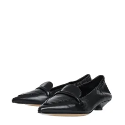 Pomme D'or Pumps*læder Decolleté sko Sort