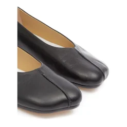 MM6 Maison Margiela Ballerina Sko*læder flade sko Sort