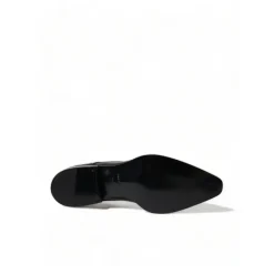 Dolce & Gabbana Snøresko*Læder Formelle Flade Sko Snørebånd Sort