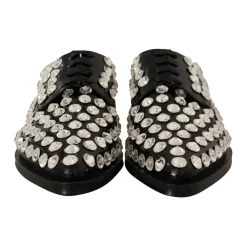 Dolce & Gabbana Snøresko*Læder Krystal Snøresko Sort