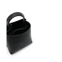 Tod's Håndtasker*Læder Logo Plaque Håndtaske Sort