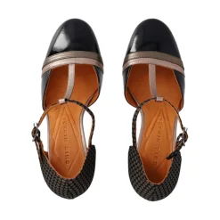 Chie Mihara Pumps|Stiletter*læder- og ruskindshøjhælet sko Sort